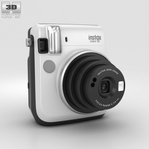 Fujifilm Instax Mini 70 White 3D Model