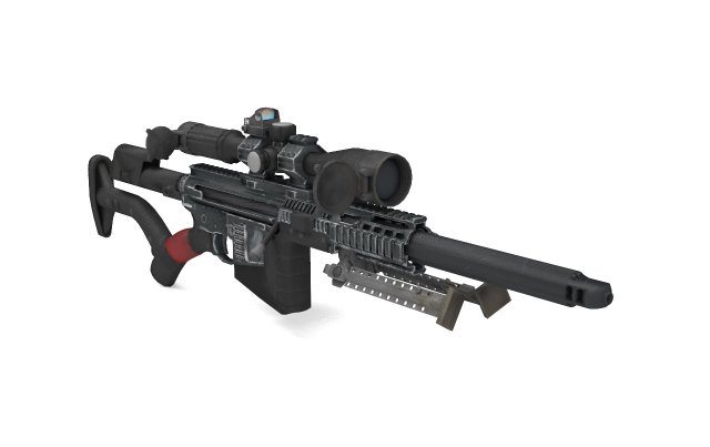 Revamped AR-15 3D Model