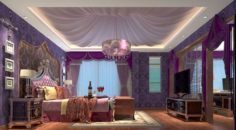 Bedroom – European Style-9432 3D Model