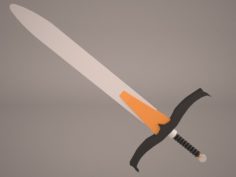 Excalibe Sword 3D Model