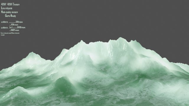 Iceberg 3D Model