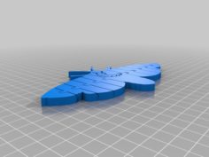Articulated Moth 3D Print Model