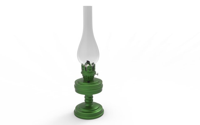 Kerosene Lantern Lamp 3D Model