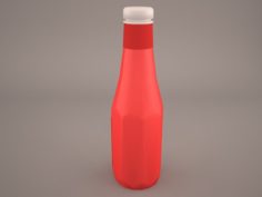 Ketchup Bottle Heinz 3D Model
