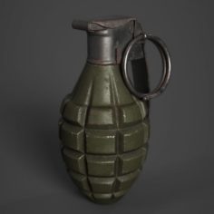 MK2 Grenade Free 3D Model