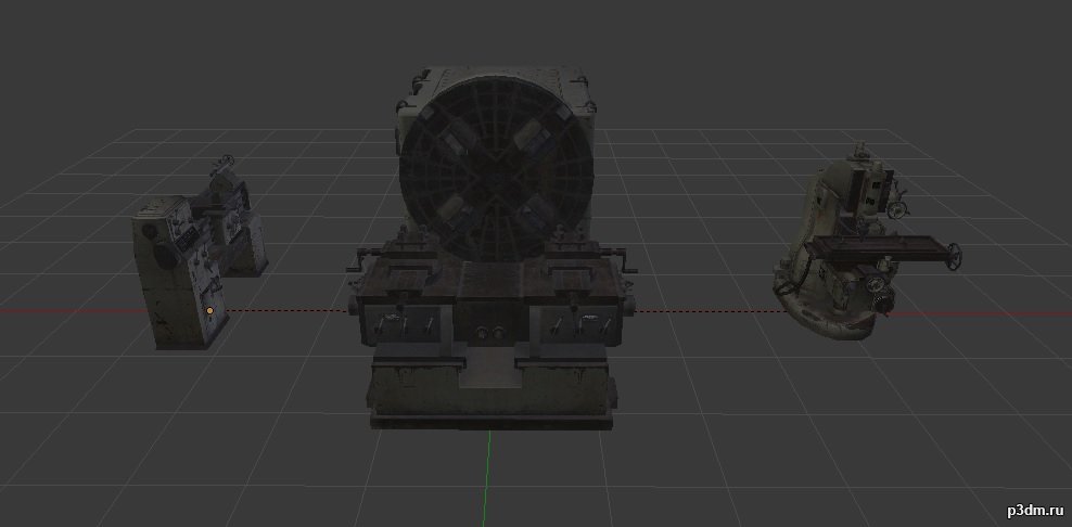 milling machines 3D Model