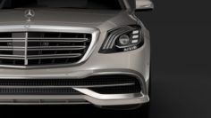 Mercedes Maybach S 560 4Matic X222 2018 3D Model