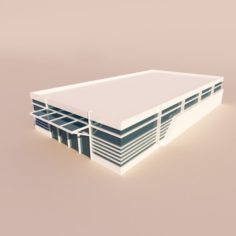 Shop Low poly 3D Model