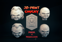 Chucky mask 3D Model
