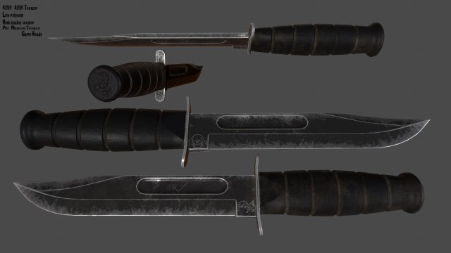 Knife 3D Model