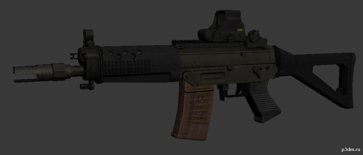 SG 552 3D Model