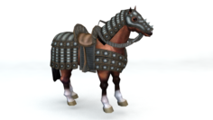 Animated Horse 3D Model