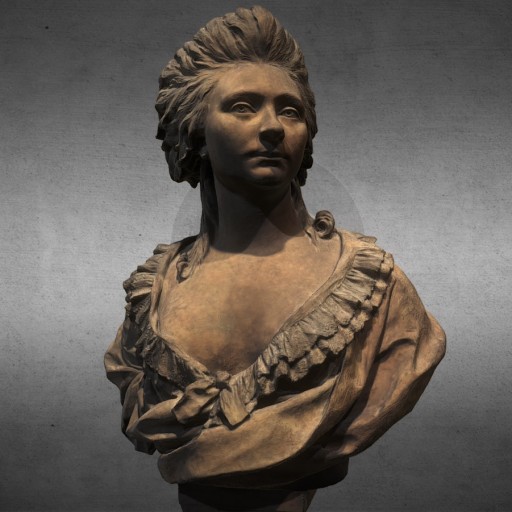 Bust of Angelique d’Hannetaire						 Free 3D Model