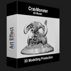Crab Monster ling 3D Model