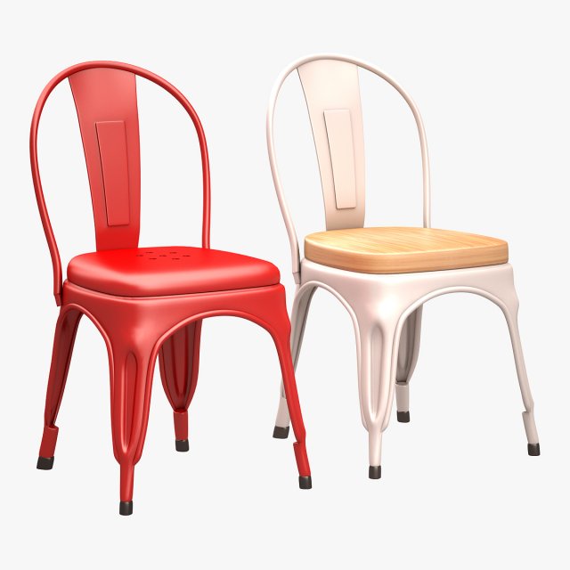 Tolix Chair 43 3D Model