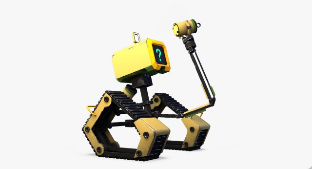 Robot Cleaner 3D Model