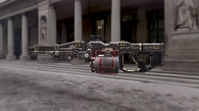 The Weapon Chain Gun 3D Model