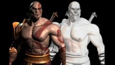 Kratos GOD OF WARE 3 3D Model