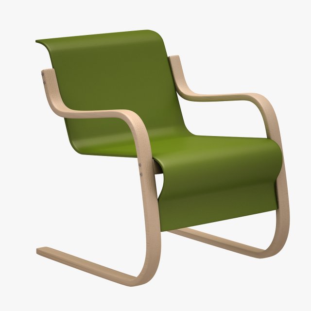 Alvar Aalto Chair 40 3D Model