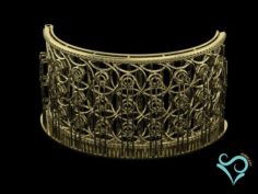Golden Bracelets 3d print model 3D Model