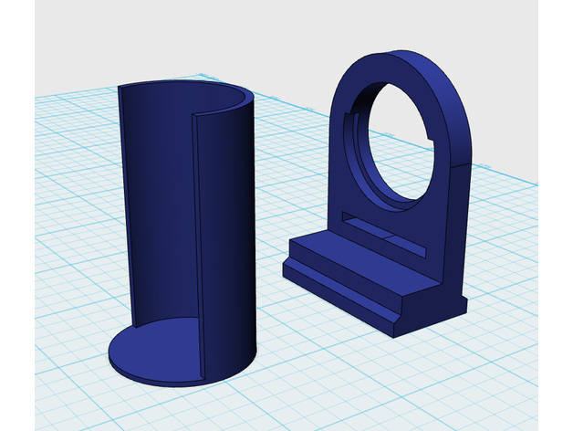 Jumbo Glue Stick Holder for Ultimate Modular Tool Holder Rack 3D Print Model