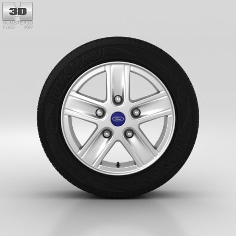 Ford Transit Wheel 16 inch 001 3D Model