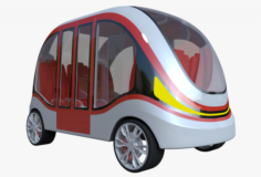 Smart minibus II 3D Model