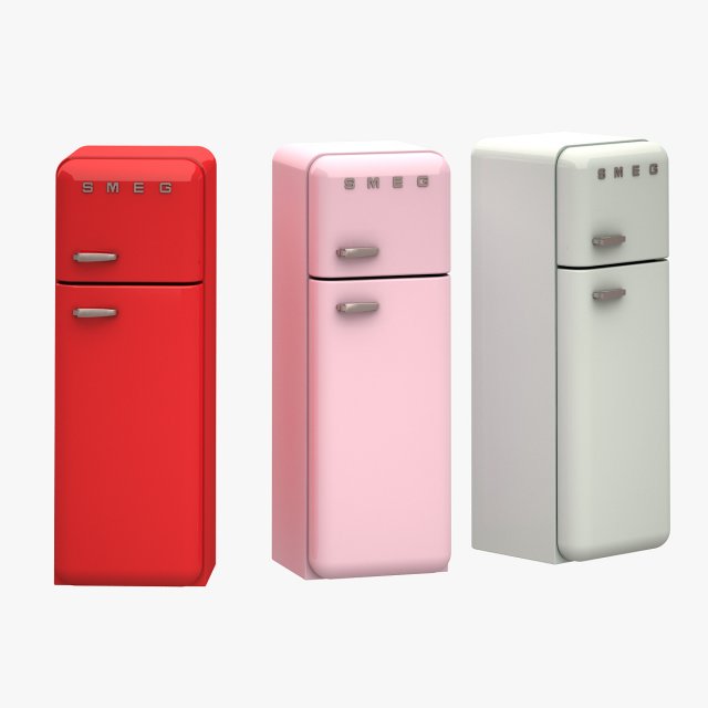 Smeg Refrigerators 01 3D Model