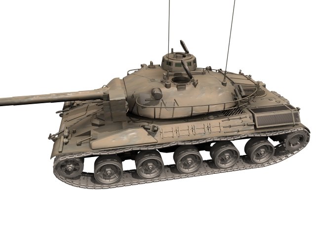 French Tank AMX-30 3D Model