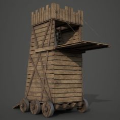 Siege Tower 3D Model