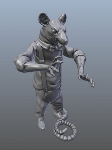 Mafia Rat Free 3D Model