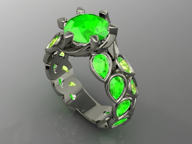 Jewellery ring 3D Model