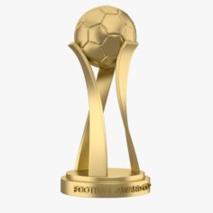 Football Award Cup 01 3D Model