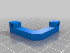 FT-5 Adjustable Glass Holder – remix (heat insets) 3D Print Model