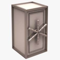 Safe Box Clean 3D Model