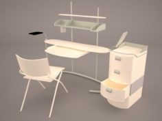 Computer desk 3D Model