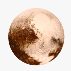 Lowpoly Pluto 3D Model