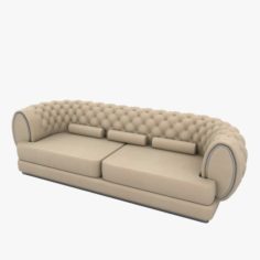Luxury Sofa Free 3D Model