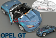 Opel GT 3d model