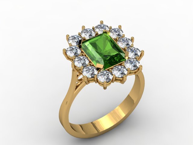 Jewellery ring 3D Model