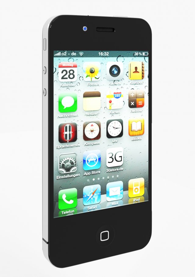 Iphone 4 3D Model