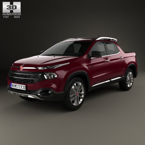 Fiat Toro 2016 3D Model