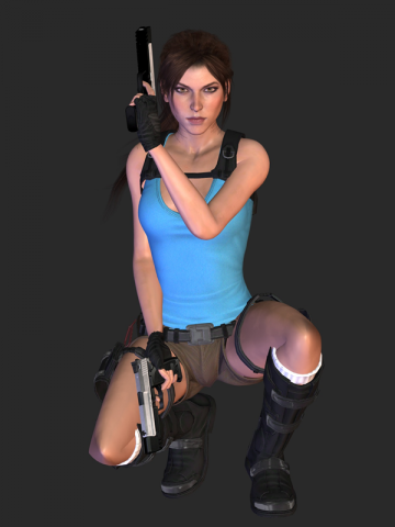 Lara Croft REMAKE 2016 3D Model