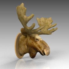 Moose Head 3D Model