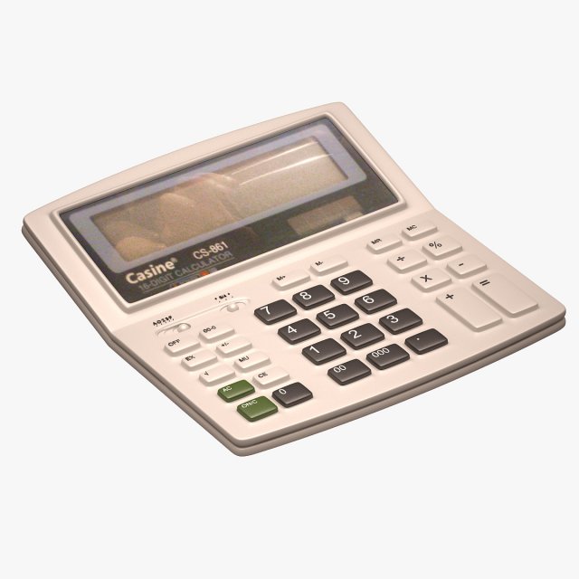 Casine Calculator 3D Model