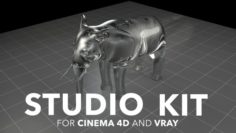 Studio kit for Cinema 4d and VRAY 3D 3D Model
