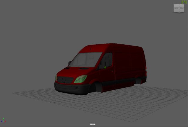 SPRINTER 2011 EMERGENCY VEHICLE VORRICHTUNG 3D Model