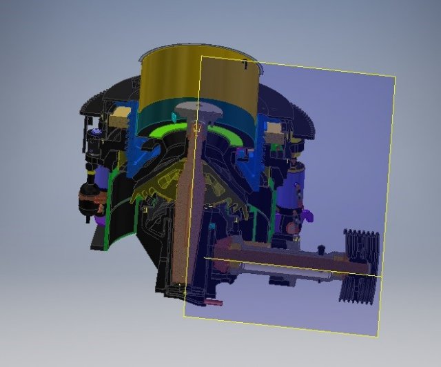 Brazil CS 5000 cone crusher 3D Model