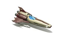 Space ship 3D Model