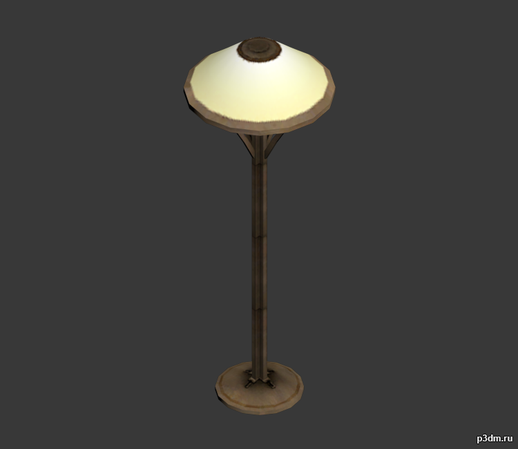 Floor Lamp 2 3D Model - 3DHunt.co